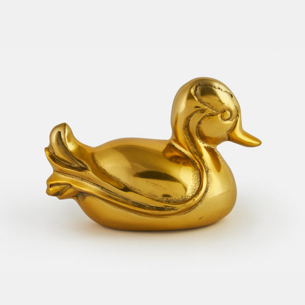 Gold duck home accent