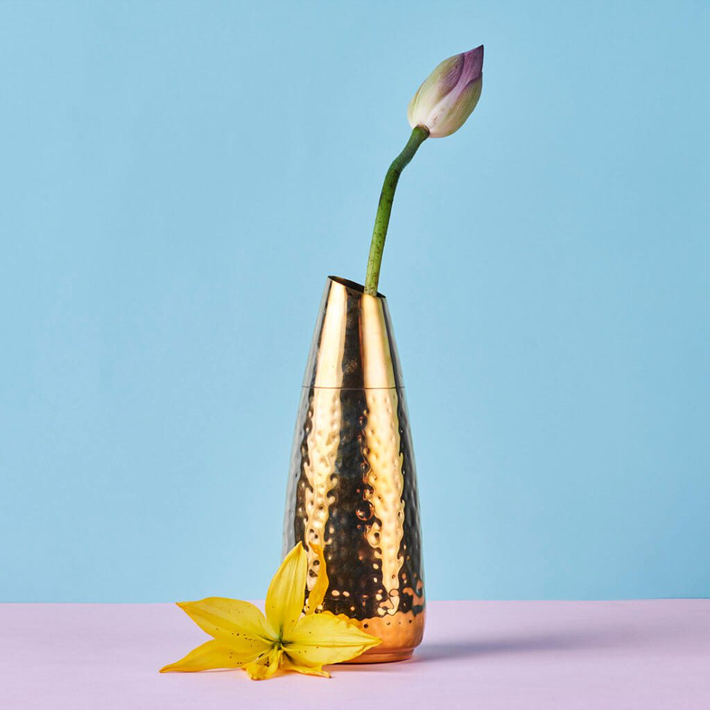 Belle Brass Vase TOPP BRASS