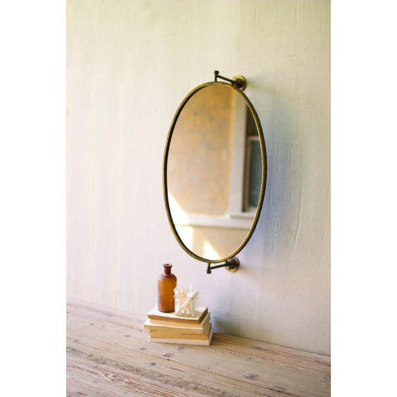 oval mirror for wall