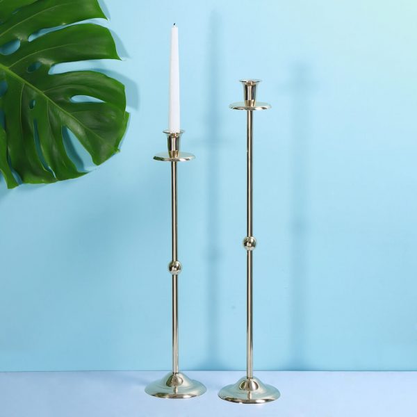 Brass candle stands : Topp Brass