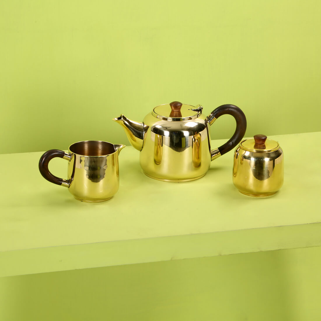 Potts Brass Tea set