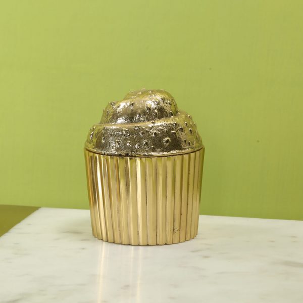 Cupcake brass box