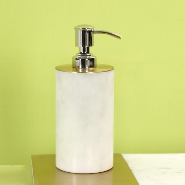 Marble & Brass Soap dispenser