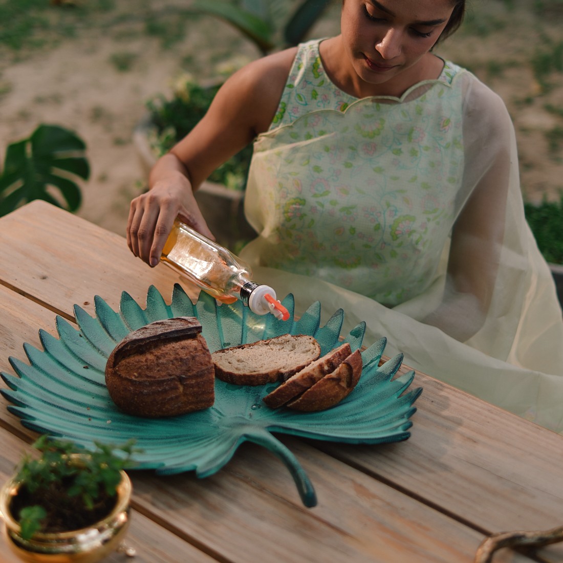 Fan Leaf Platter
