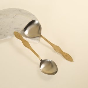 Brass vegetable & Rice Serving spoons