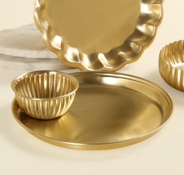 Brass appetisers plate