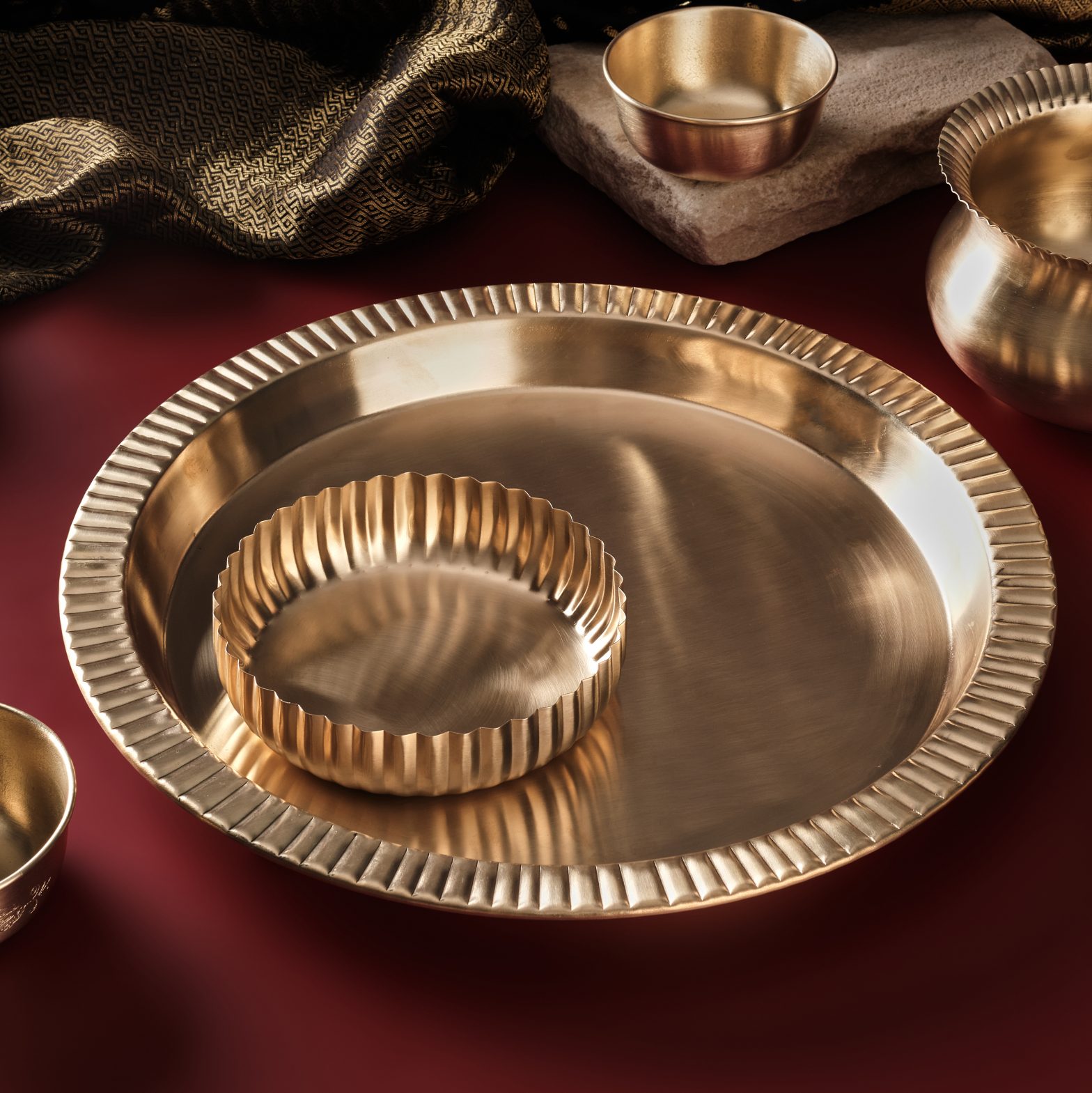 Ritz Brass Heirloom Thaali