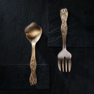 Brass Serving spoon set