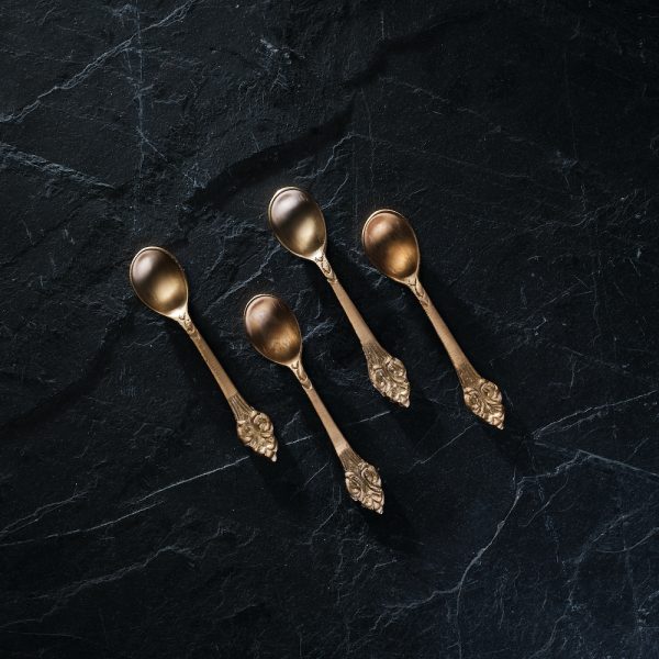 Brass small spoons