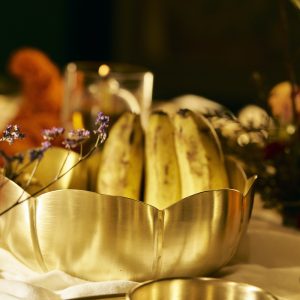 brass rice bowl