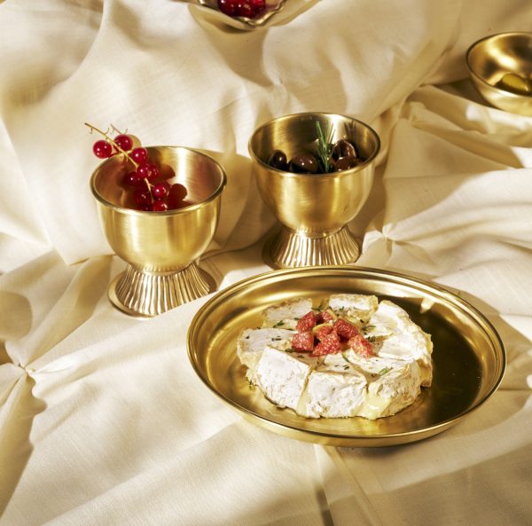 Brass dessert cups